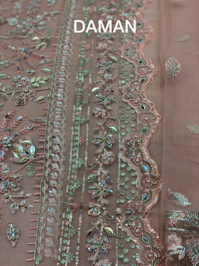 Gulaal Amirah Embroidered Suit With Adda Work