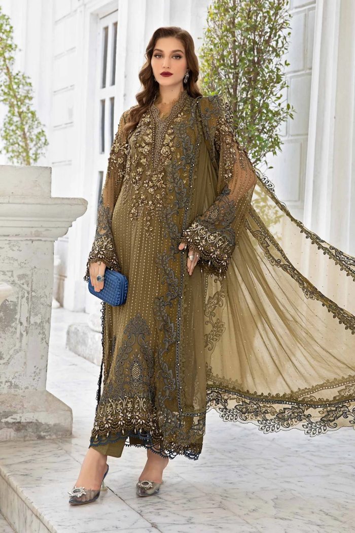 Maria b Chiffon Suit D8 MPC-24-108