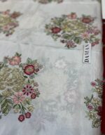 Ethnc Off White Dress With Hand made