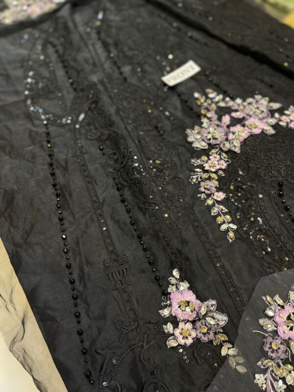 Maria b Embroidered Organza Suit BD3004