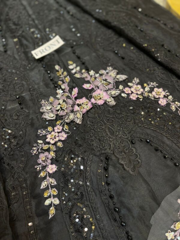 Maria b Embroidered Organza Suit BD3004