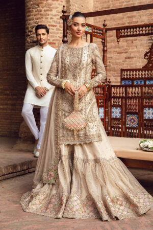Maria b Ishtar Wedding Gharara MC1008
