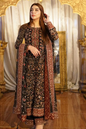 Haris Shakeel Black Dress Shayaana