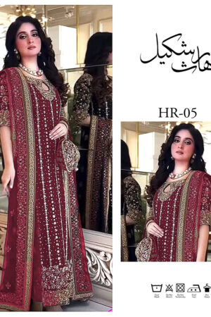 Haris Shakeel Red Dress HR-05