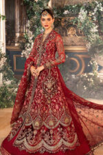 Maria b Mbroidered D-08 Wedding Dress