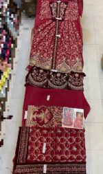 Maria b Mbroidered D-08 Wedding Dress