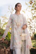 Maria b Lawn Suit MPT-2901-A Embroidered 3pc