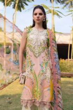 Maria b Lawn Suit MPT-2908-A Embroidered 3pc