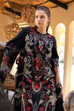 Maria b Lawn Suit MPT-2912-B Embroidered 3pc