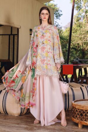 Maria b Lawn Suit MPT-2914-A Embroidered 3pc