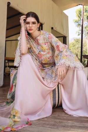 Maria b Lawn Suit MPT-2914-A Embroidered 3pc
