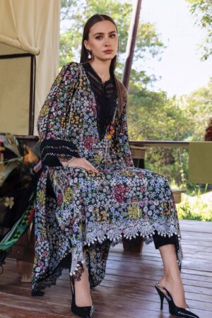 Maria b Lawn Suit MPT-2914-B Embroidered 3pc