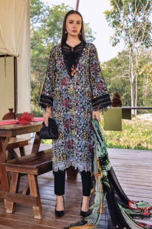 Maria b Lawn Suit MPT-2914-B Embroidered 3pc