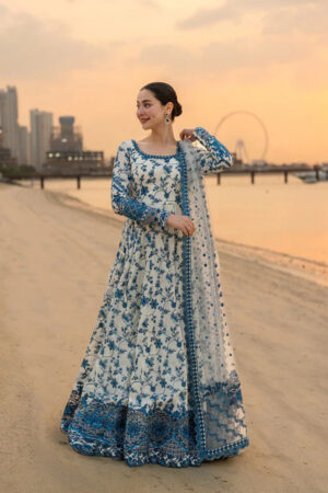 Faiza Saqlain Lawn Frock Jehona